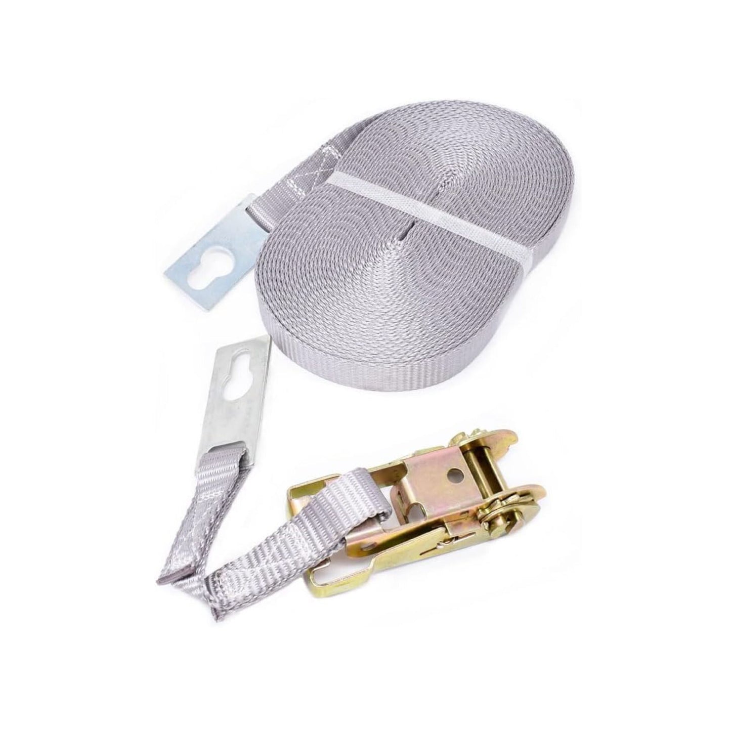 50mm x 46 Ft Heavy Duty Ratchet Strap with Keyhole Hook