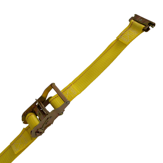 2" x 12' Logistic Ratchet Strap w/ Spring E WLL 1500 lbs