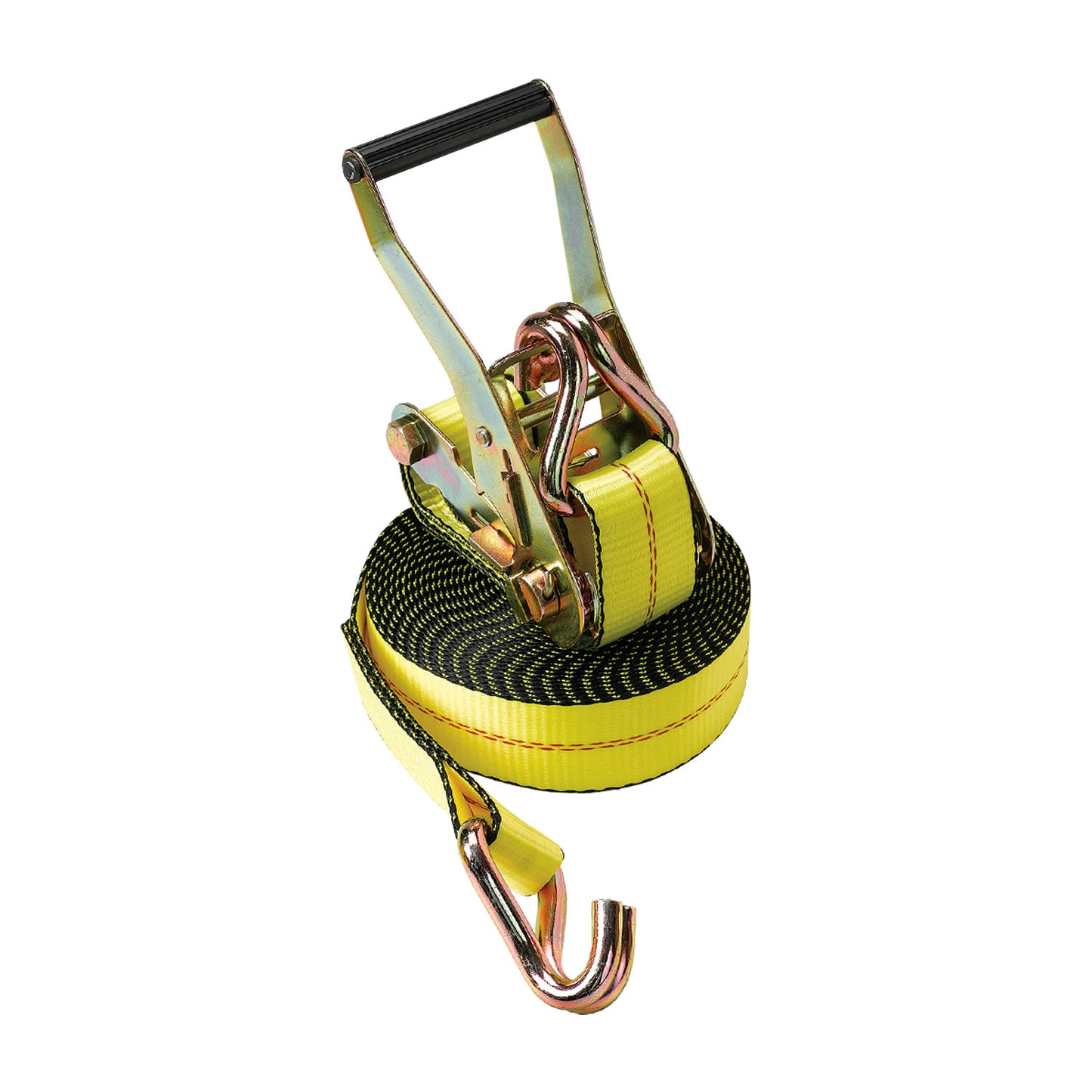2" x 30' Ratchet Strap w/ Wire Hooks WLL 3335 lbs