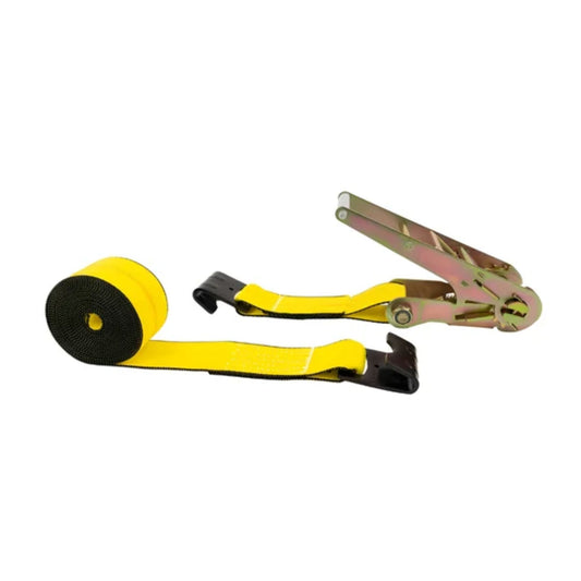 50mm x 30 Ft Heavy Duty Ratchet Strap with Flat Hook