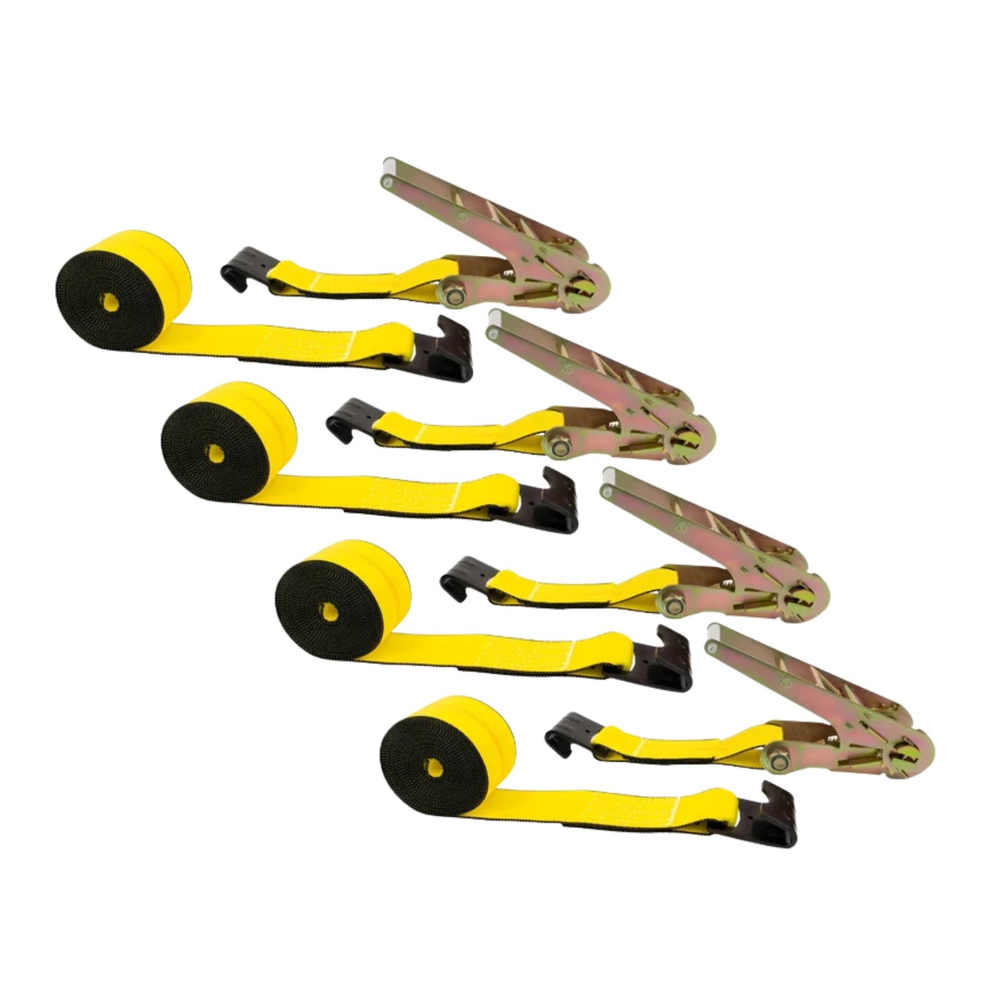 50mm x 30 Ft Heavy Duty Ratchet Strap with Flat Hook