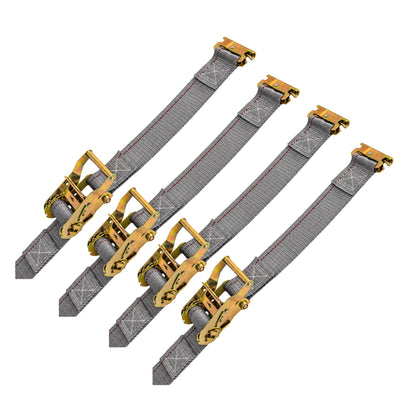 2" x 16' Logistic Ratchet Strap w/ Spring E | WLL 1500 lbs