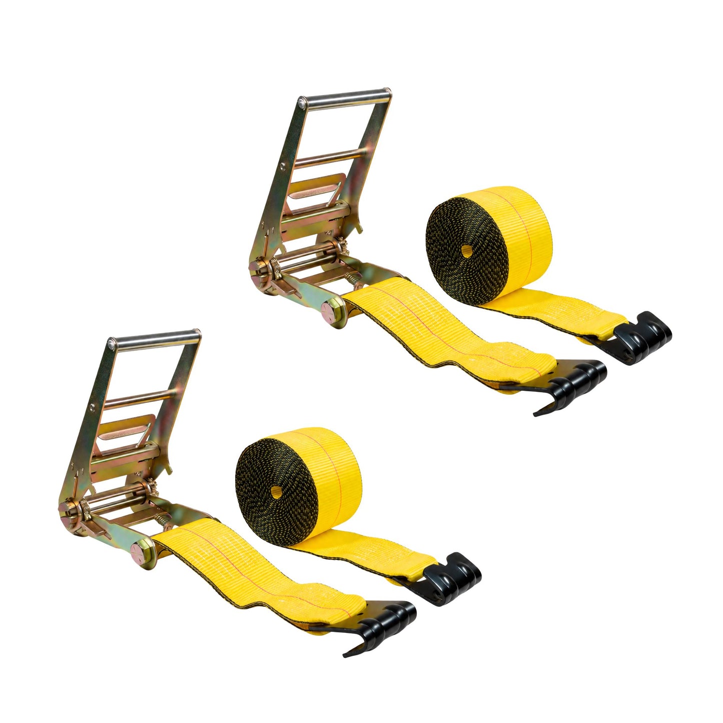 3 Inch x 40 Ft Heavy Duty Ratchet Strap with Flat Hook