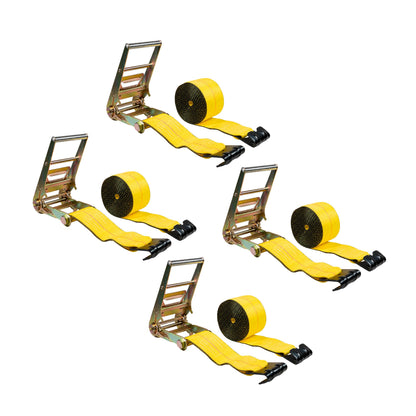 3 Inch x 40 Ft Heavy Duty Ratchet Strap with Flat Hook