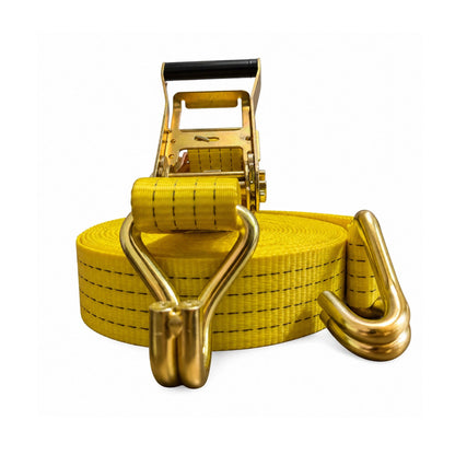 3 Inch x 30 Ft Heavy Duty Ratchet Strap with J Hook