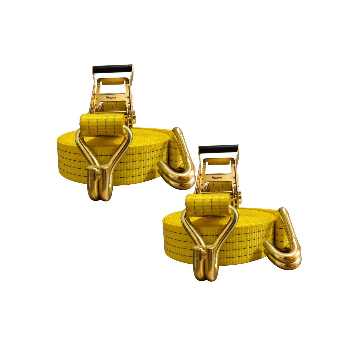 3 Inch x 30 Ft Heavy Duty Ratchet Strap with J Hook