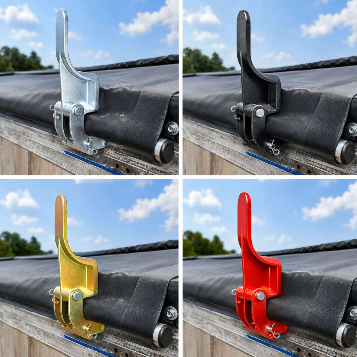 6 inch aluminum tarp stop