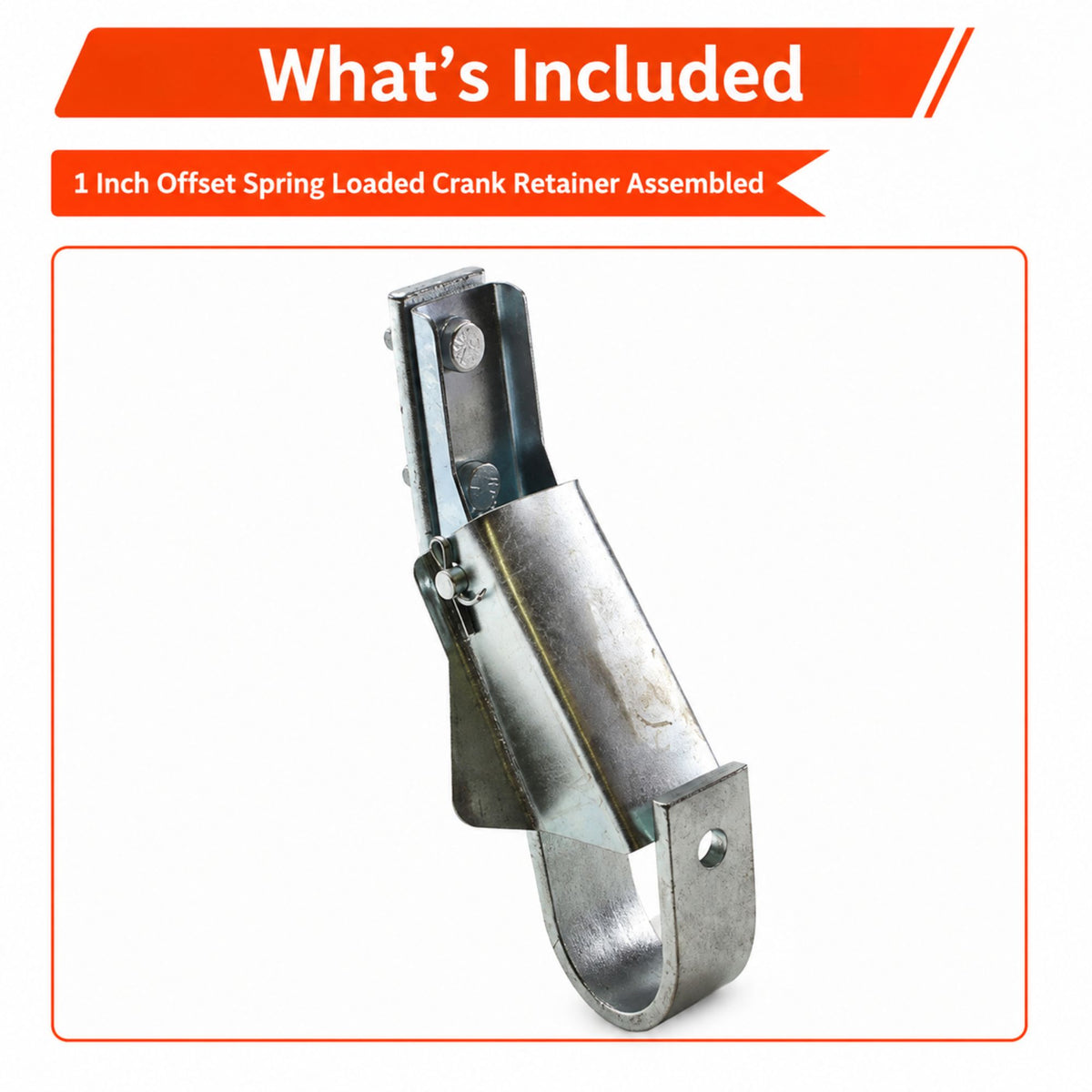 Quick Release Pinless Crank Retainer – 1 inch Offset