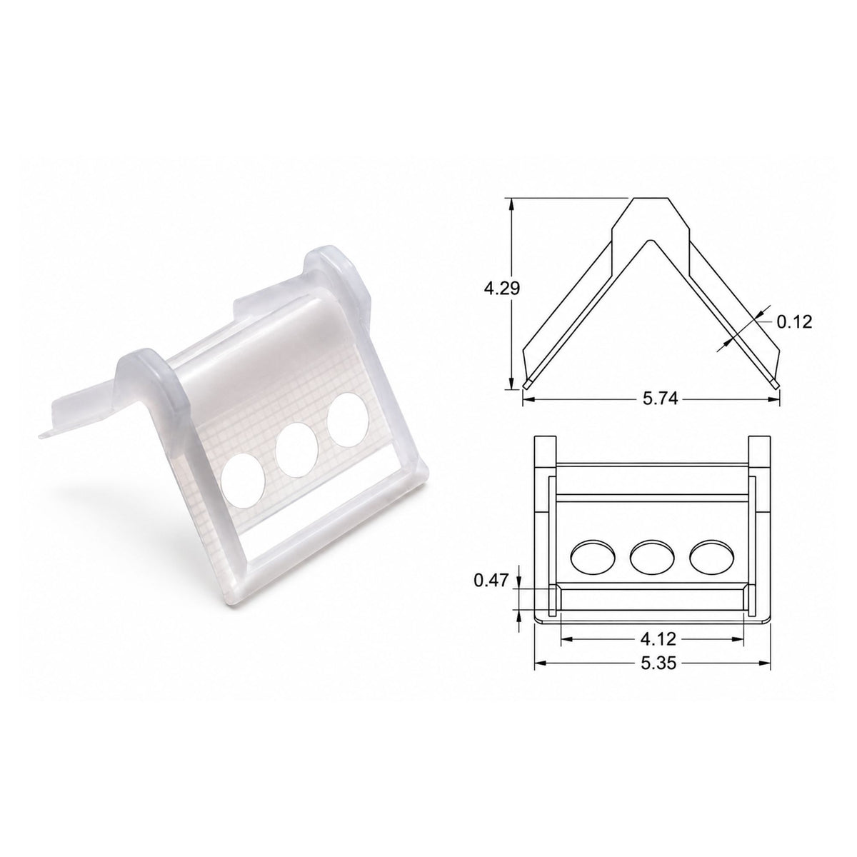 2 to 4 inch strap corner protector