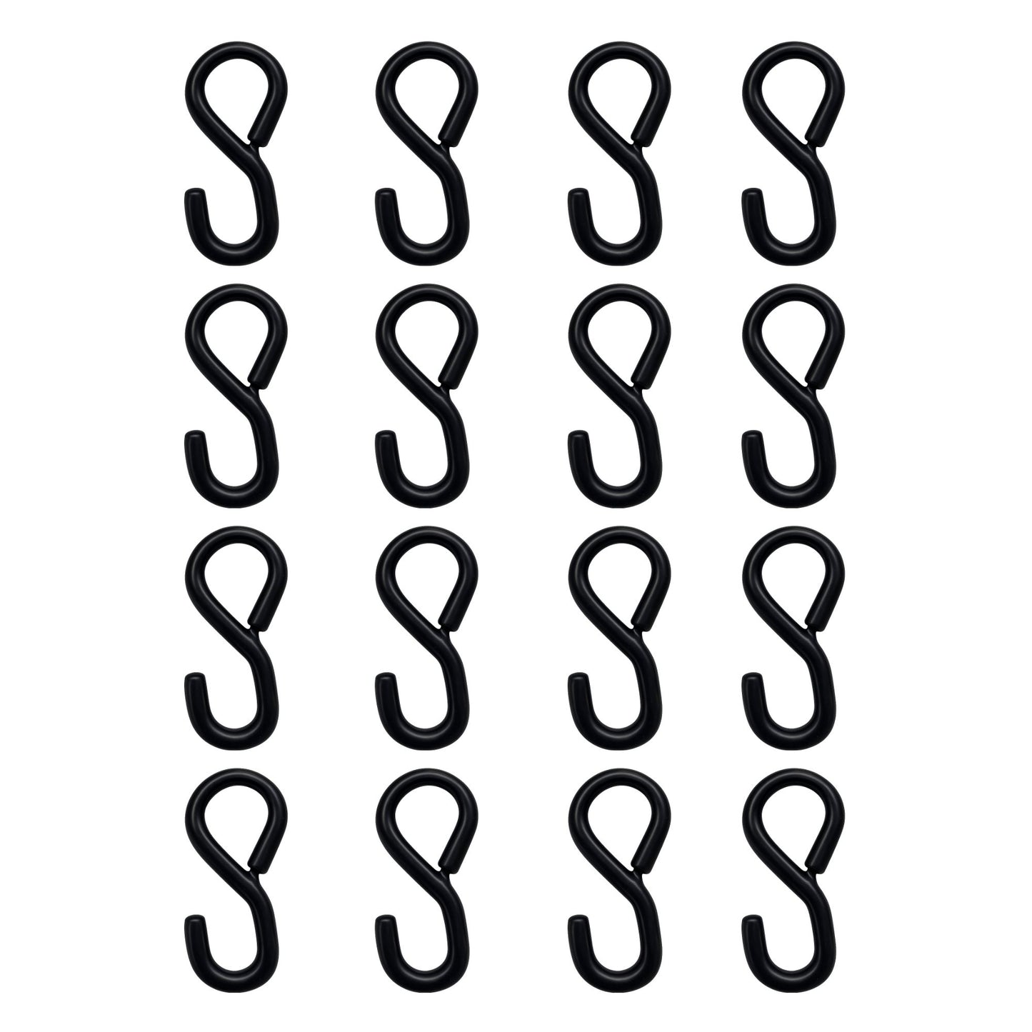 Carbon Rubber Coated S Hook for Heavy Duty Strap