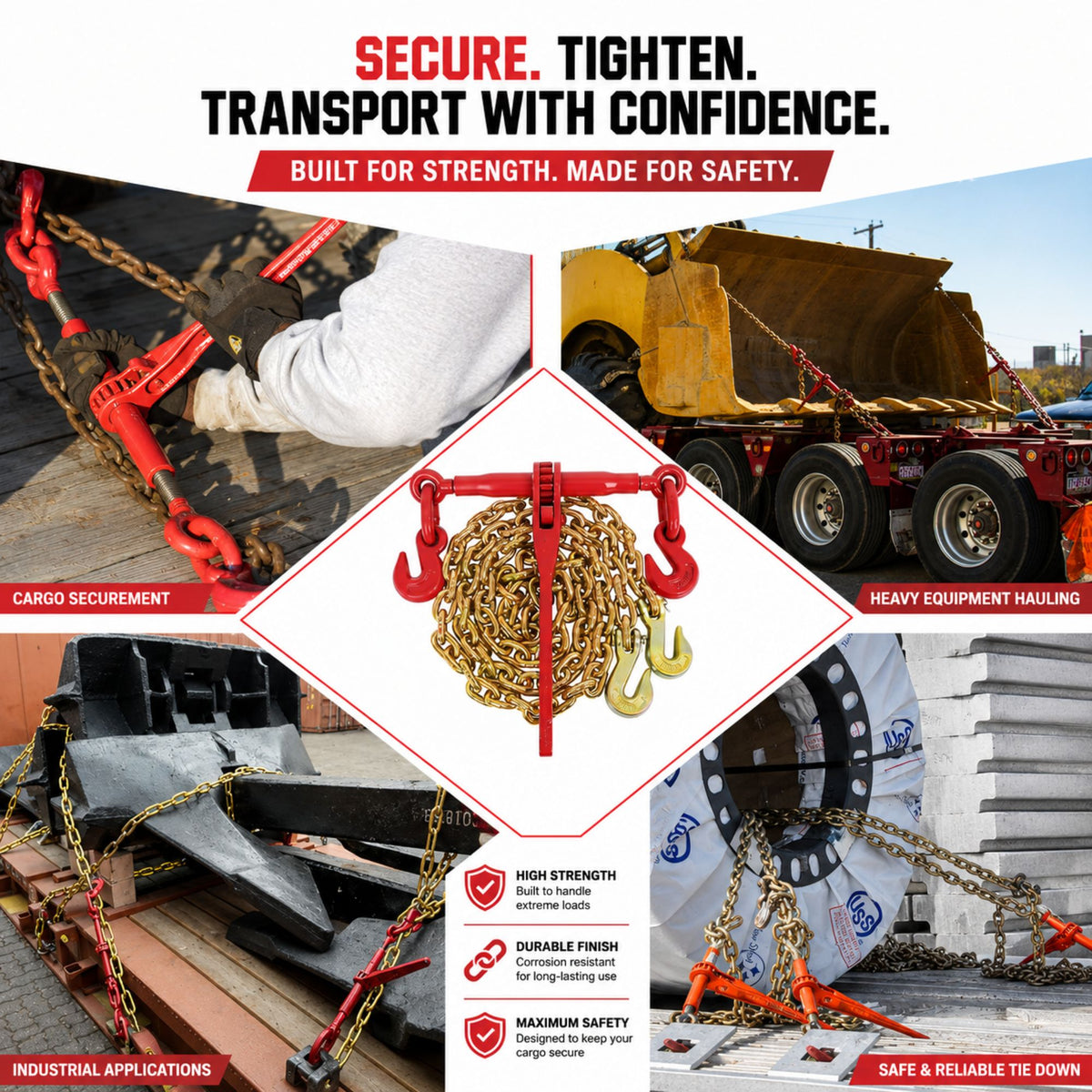 heavy duty chain binder