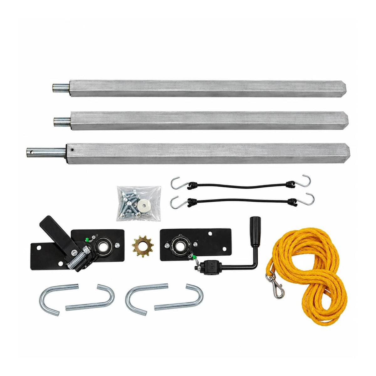 PULLPRO - Manual Tarp System 6" x 14' Foot Complete Kit