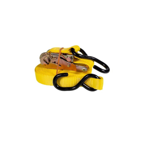 1 x 15 Inch Tie Down Ratchet Straps Operated With S Hook